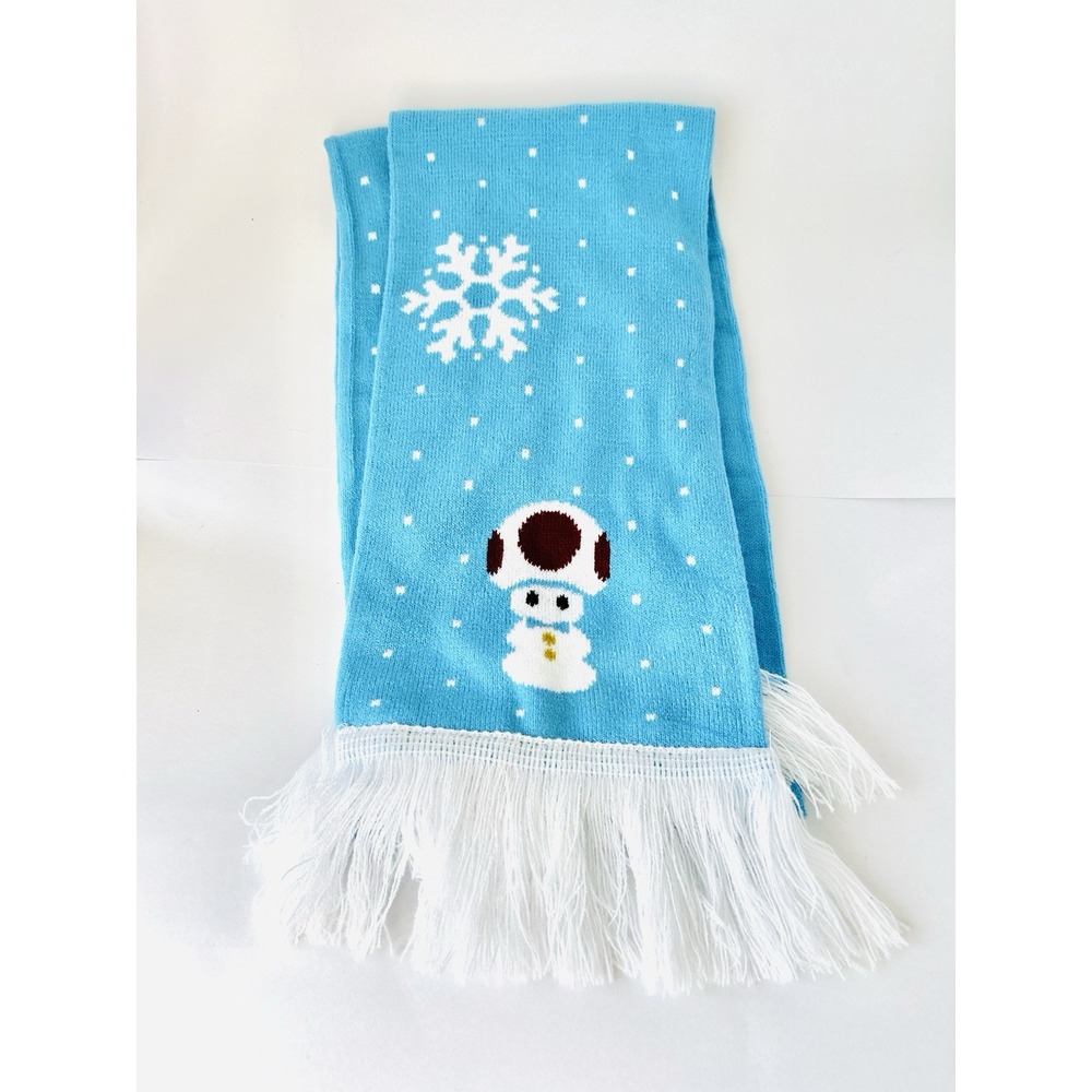 Nintendo Toad & Snowman Winter Scarf 66"‎